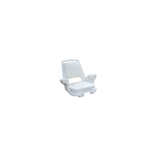 Wise Seating Wise CaptainFts Chair Package w Chair, Cushion Set & Mnting Plate - Wht 8WD1007-3-710 - main